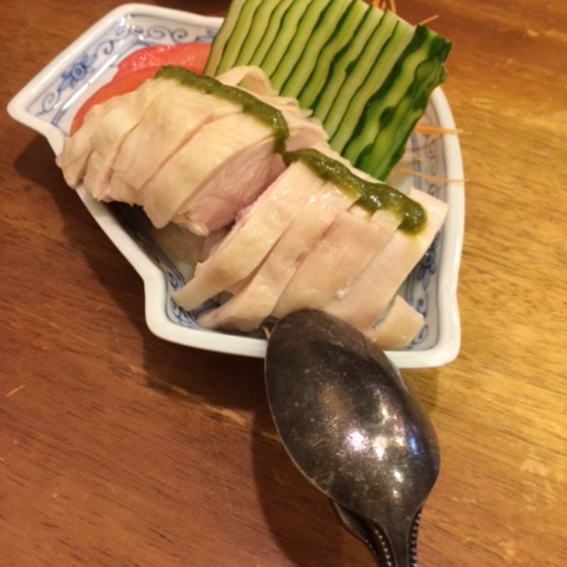 蒸し鶏の山椒ソースがけ(美齢 （メイリン）)