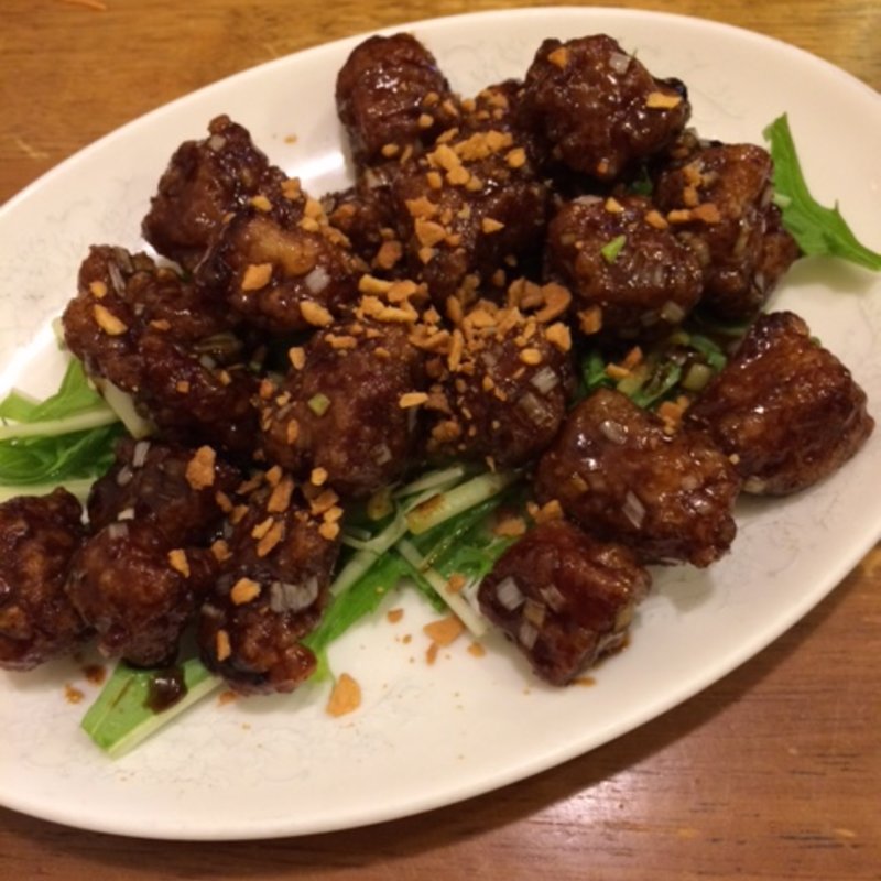 豚肉の黒酢いりつけ (美齢 （メイリン）)