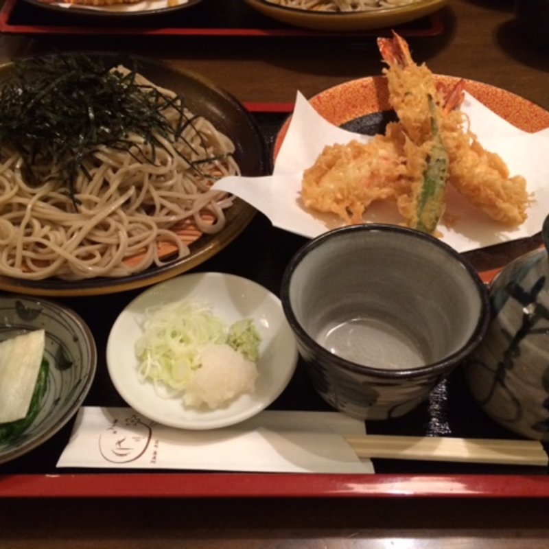 天ざるセット(霞町 蕎麦処 ますだ屋)