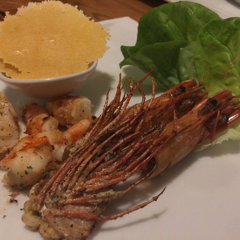 大エビの鉄板焼き レモンバターソース(鉄板焼き jib)