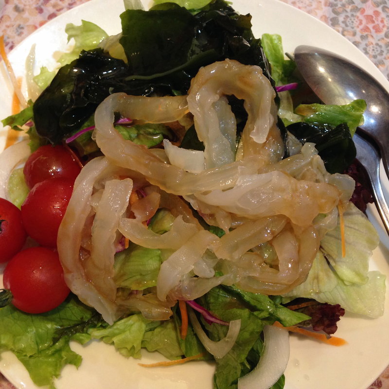 クラゲのサラダ(オアシスキッチンチャイナ)