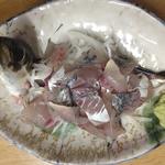 鯵のお刺身(味美食堂)