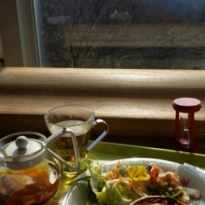 キッシュと野菜のセット(ミントカフェ )