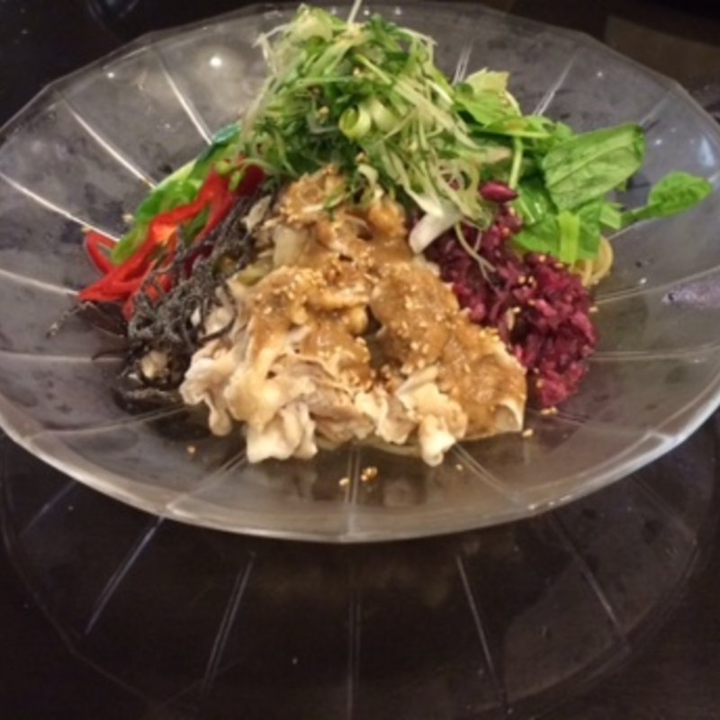 豚しゃぶと京野菜の冷製サラダスパゲッティ(先斗入ル 京都駅ビル店 （ポントイル）)