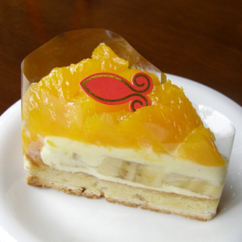 バナナとオレンジのタルト(ポワソンルージュ)