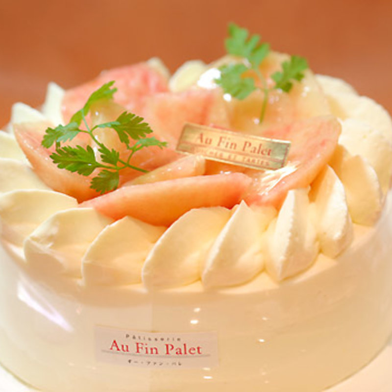 桃のショートケーキ(オー・ファン・パレ ルミネ荻窪店 （Au Fin Palet）)