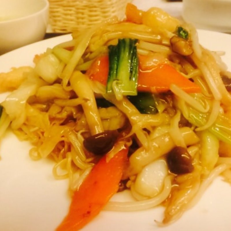 海鮮入り五目焼きそば(天厨菜館 渋谷店 （テンツウサイカン）)