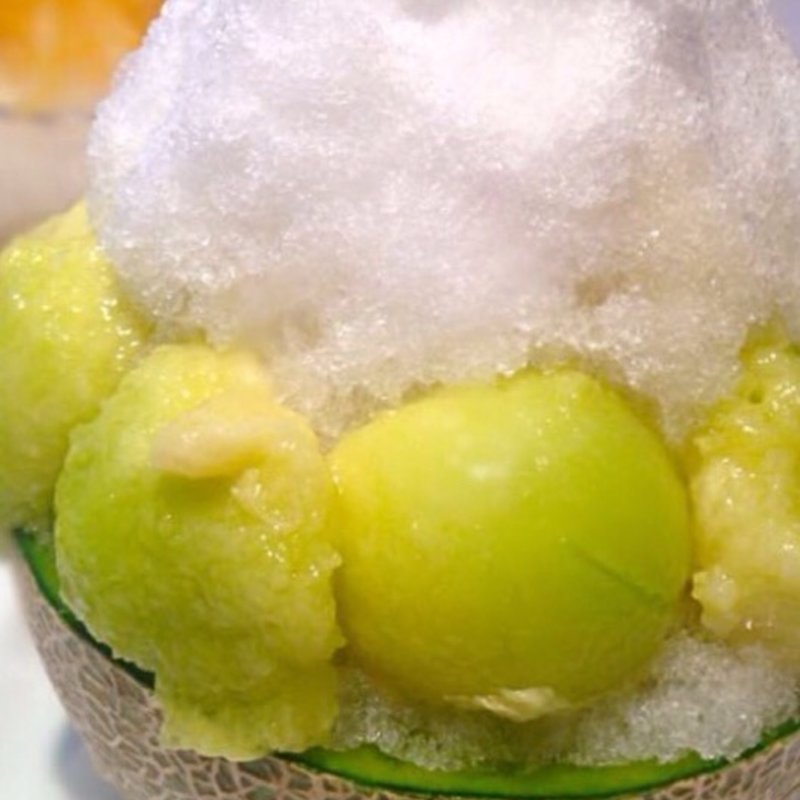 まるごとメロンかき氷(ブラザーズカフェ梅田オーパ店 )