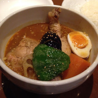 チキンと野菜のスープカリー(シャンティ 原宿店)