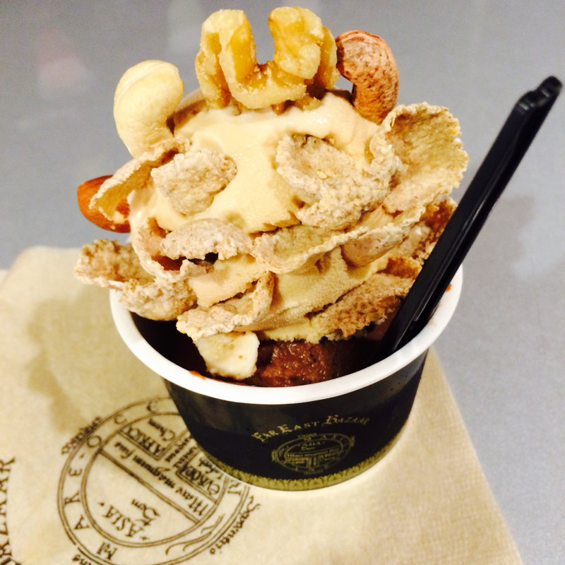 ミルクとチョコレートのジェラート(ファーイーストバザール 渋谷ヒカリエ店 )