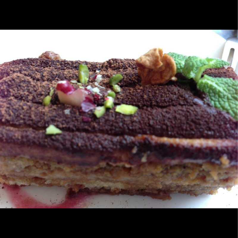 豆乳ティラミス(エコモレストラン)