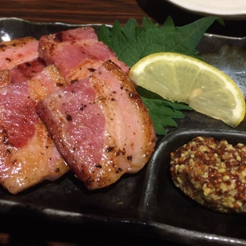 厚切りベーコン(バッテラロック)