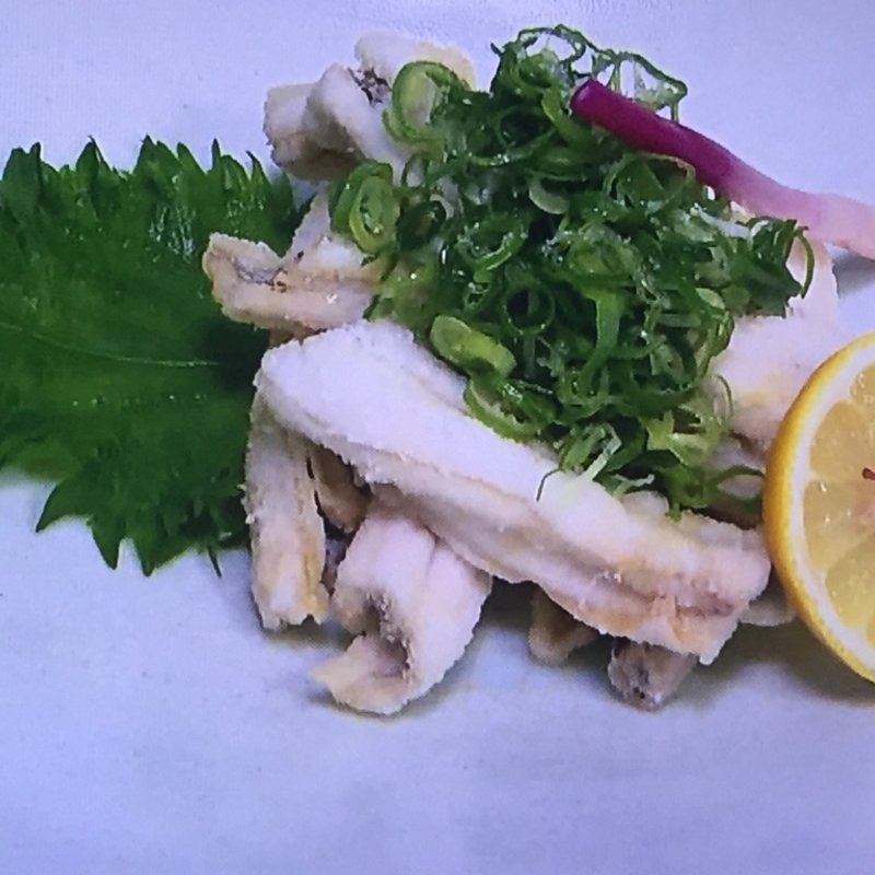 泉州あなご　ねぎのせ(万よし)