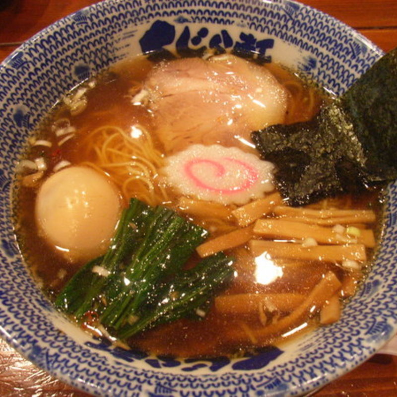 支那そば味玉入り(らーめん くじら軒 横浜本店 )