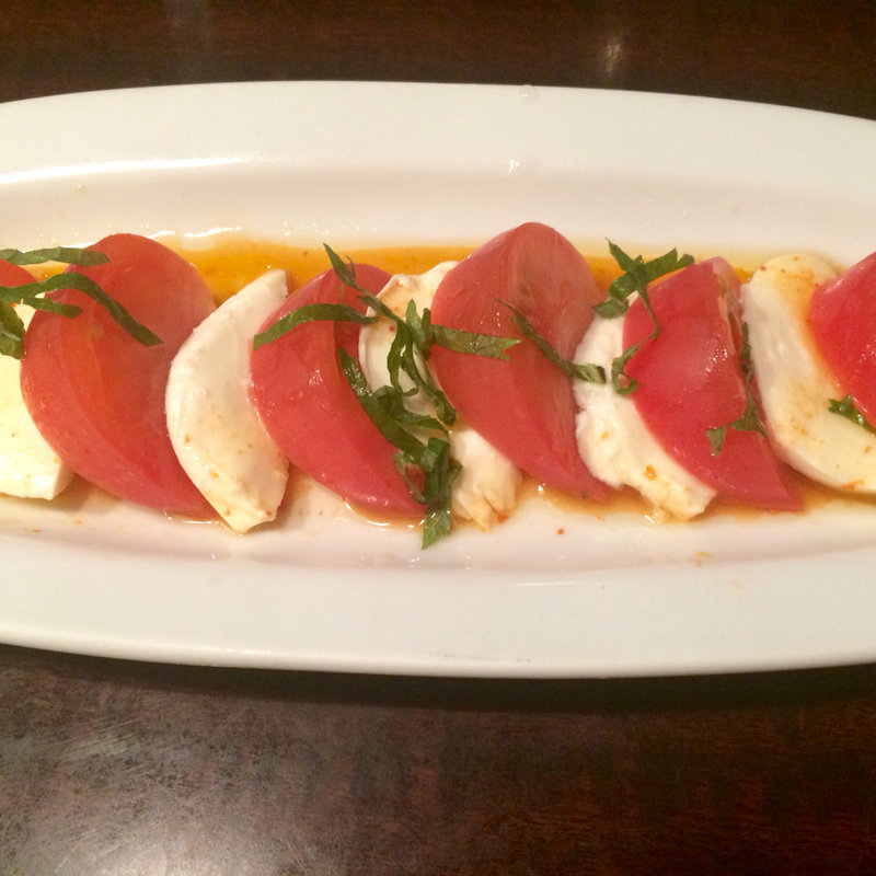 トマトとモッツァレラの和風カプレーゼ(郷どり 燦鶏 ペディ汐留店 （さとどり・さんけい）)