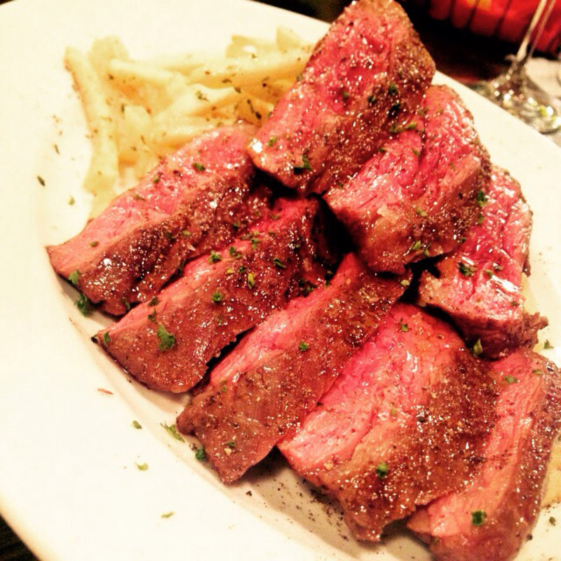 ハラミのステーキ(BISTRO CENT GRAMMES（ビストロ・ソングラム）虎ノ門本店)