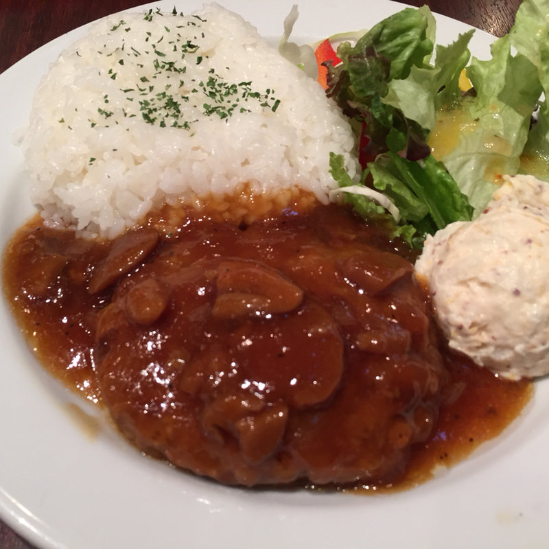 ワンプレートランチ ハンバーグ(ブルズ　ロック （WUR'S ROCK）)