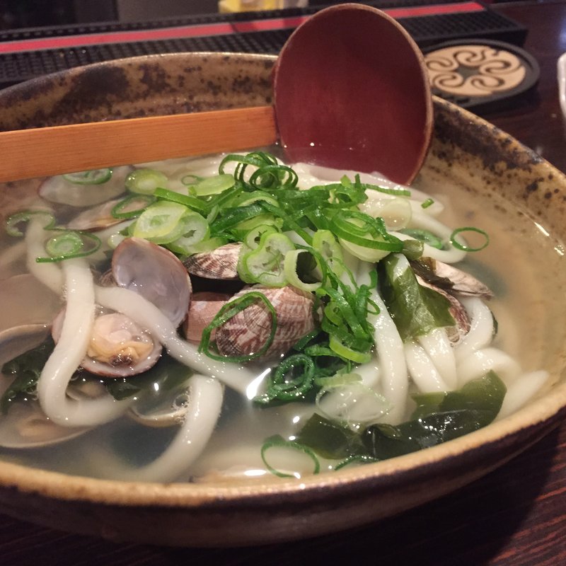 あさりうどん(バッテラロック)