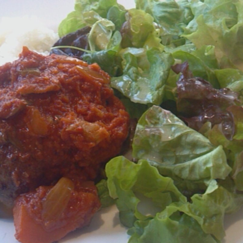 牛タンハンバーグランチプレート(アレイ　ビービー （Alley B.b）)