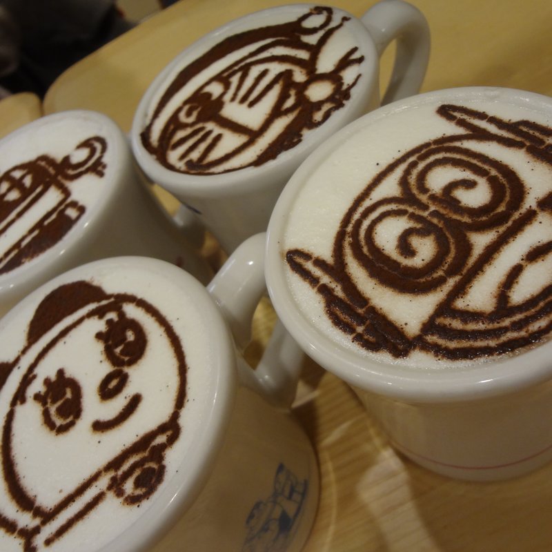 カフェラテ(藤子・Ｆ・不二雄ミュージアムカフェ )