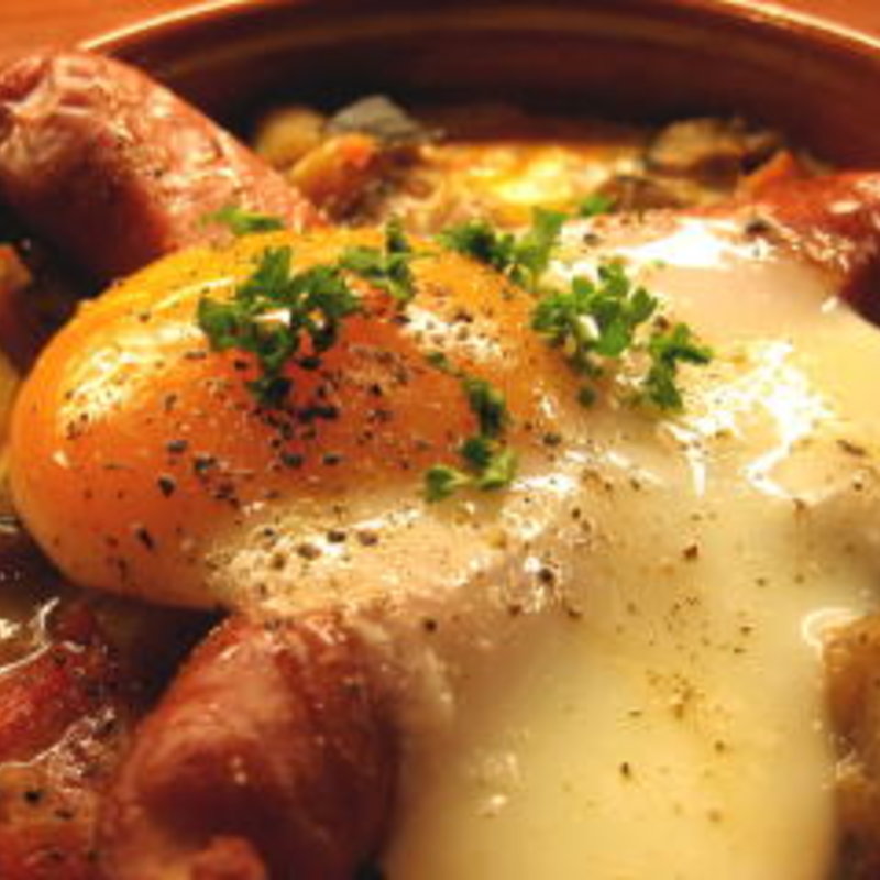 ソーセージとお野菜の卵とじ(バルマル・エスパーニャ 松戸駅前店 （BAR MAR ESPana）)