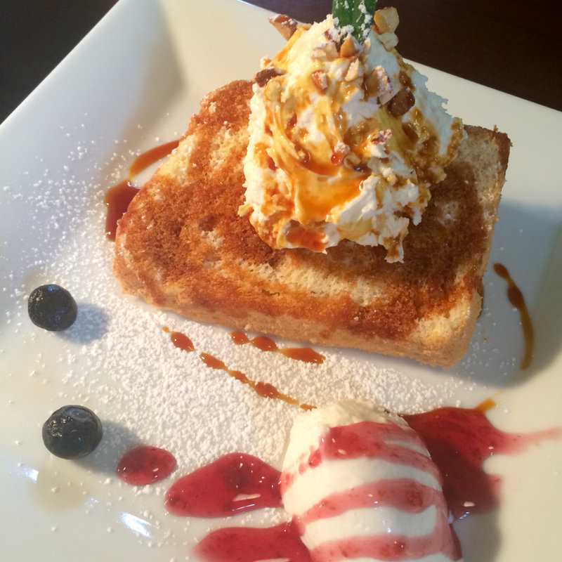 キャラメルシフォンケーキセット(日光珈琲 御用邸通 )