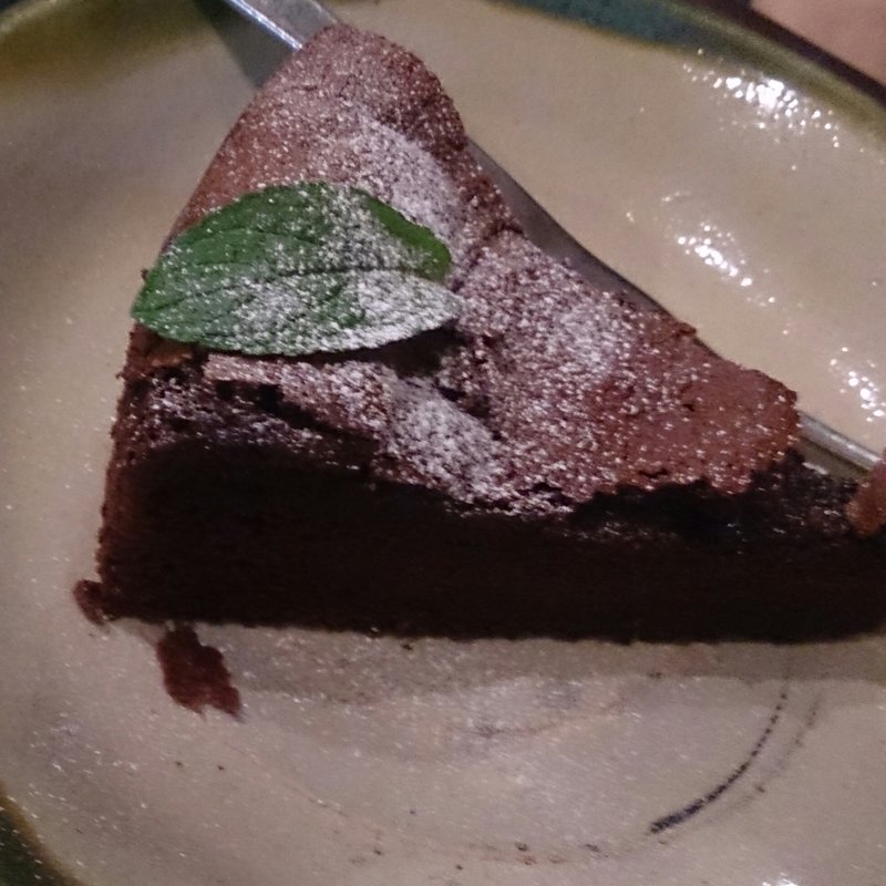 ガトーショコラ(てぬぐいカフェ 一花屋)