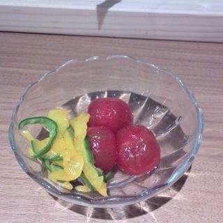 パプリカとプチトマトのピクルス(花旬庵 大井町店)