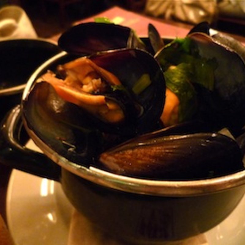 ムール貝の白ワイン煮(ベルジアンビア・カフェ アントワープ セントラル （Belgian Beer CafeAntwerp Central）)