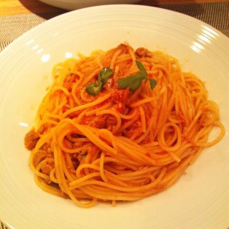 ポルチーニ茸と鴨のラグーパスタ(カンティーナ イル グッフォ)