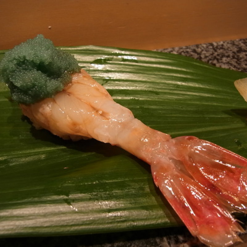 特大ぼたんえび(にぎにぎ一 八重洲本館 )