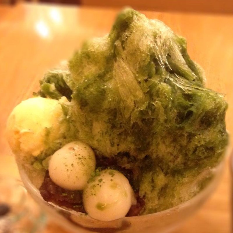 宇治金時かき氷(京ノ茶寮　伊右衛門　大丸心斎橋店)