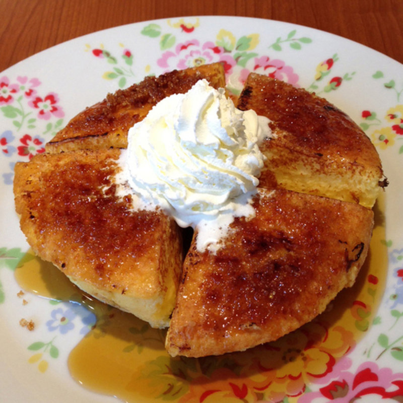 フレンチパンケーキ＆生クリーム(ミーズパンケーキ)