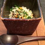 雲丹と尾崎牛の一口焼きご飯(Restaurant MAEKAWA （レストラン マエカワ）)