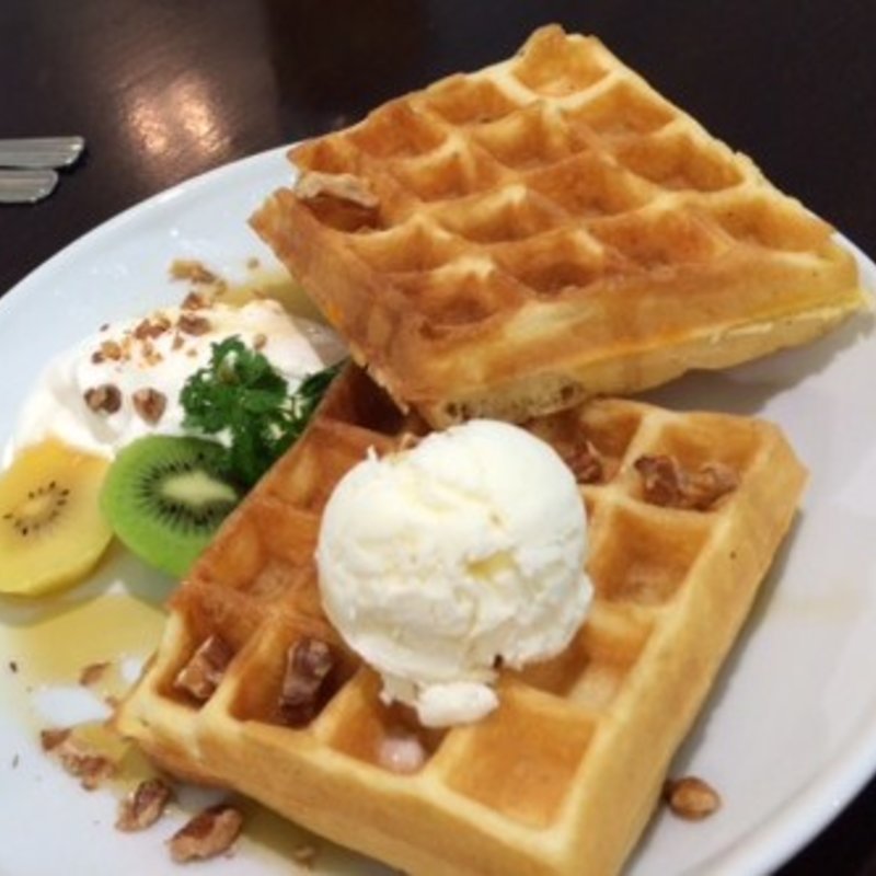 フレンチ・ワッフルセット(フォブコープ 京都店 （Ｆ．Ｏ．Ｂ　ＣＯＯＰ）)
