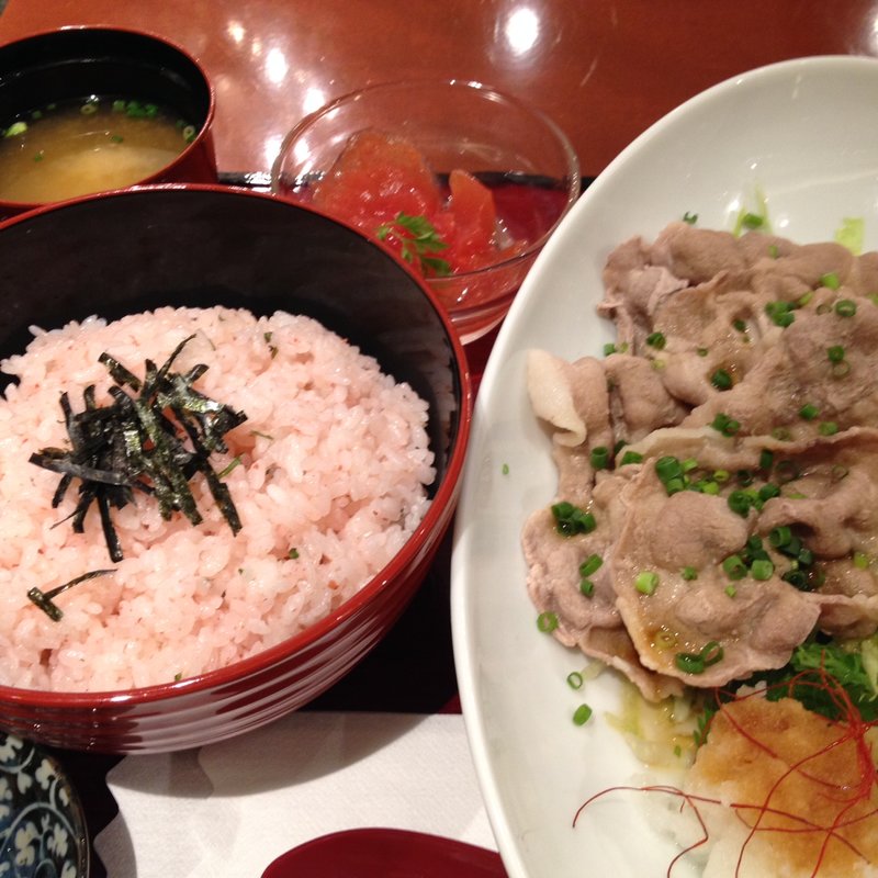 豚しゃぶおろし御膳(麻布茶房 西武渋谷店  （アザブサボウ）)
