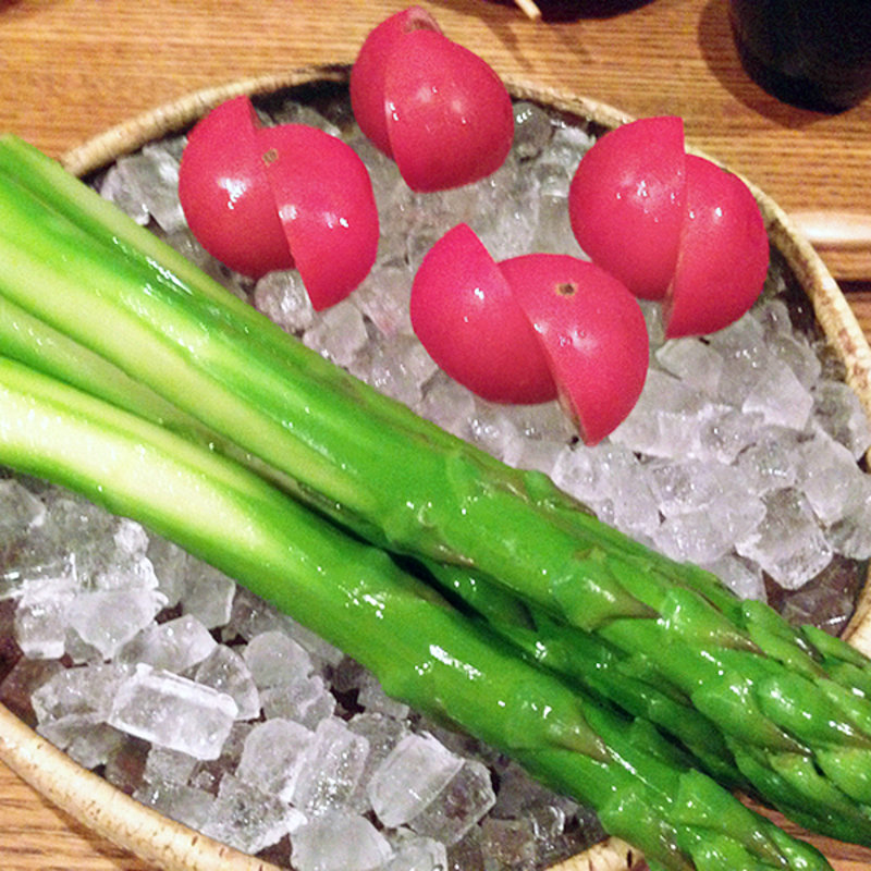 アスパラ＆トマト(なるきよ)