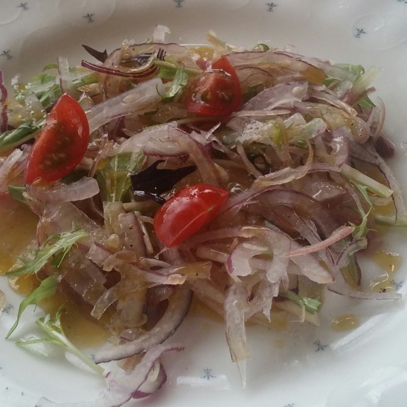 鮮魚のカルパッチョ　リビエラグランブルー風(リビエラ グランブルー （Riviera Grand Blue 【旧店名】グランブルー・オチアイ）)