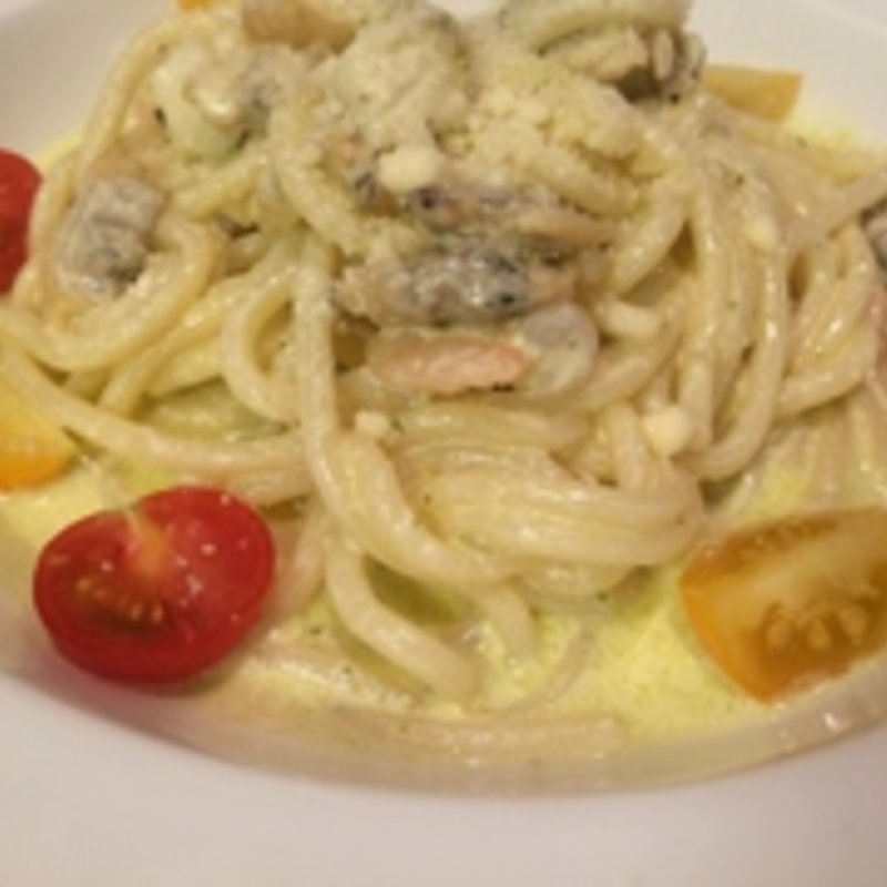 バジルソースの冷製パスタ(arbor's cafe)