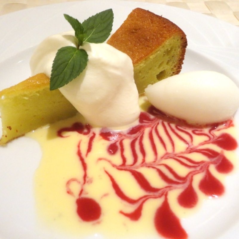 枝豆とホワイトチョコレートのガトー(シャルメ （CHARMER）)