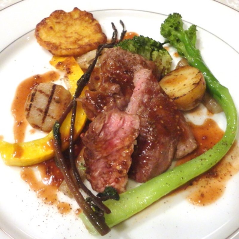 季節野菜のコース(フランス料理 アコモデ)