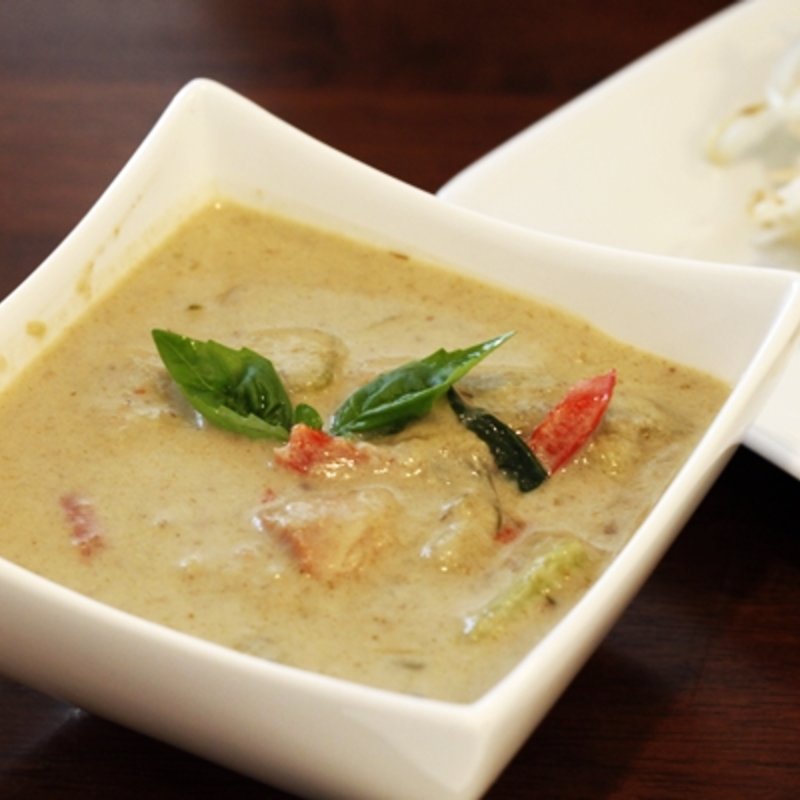 グリーンカレー&そうめん(ウアムファン)