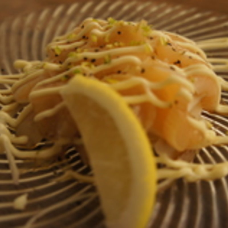 ホタテのカルパッチョ(arbor's cafe)