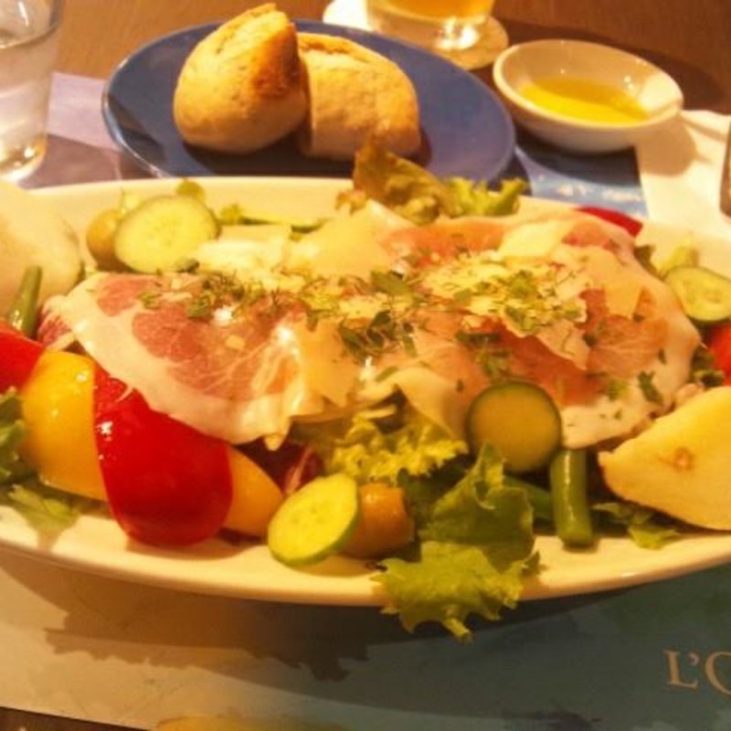 野菜マルシェの生ハムサラダ(ロクシタンカフェ 新宿店 （Cafe dOlivier）)