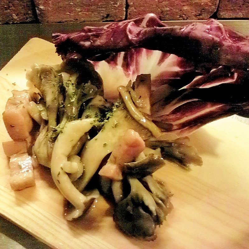 ベーコンときのこのソテー(門仲バル コッコロコ 東陽町店)