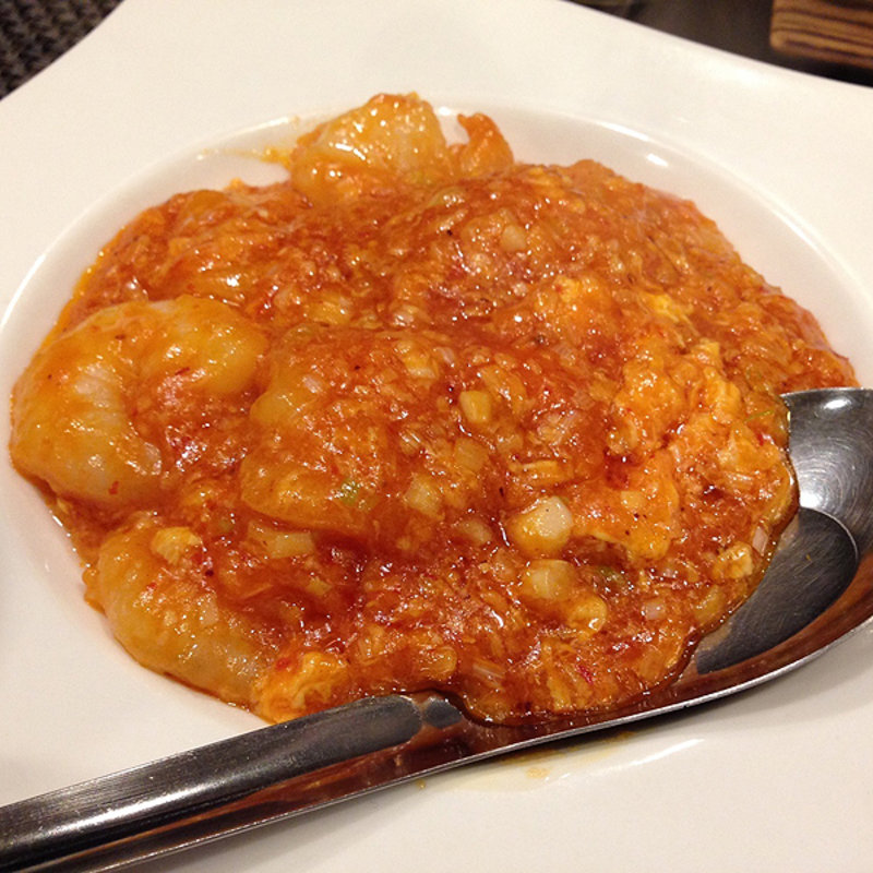 エビのチリソース(中華銘菜 圳陽)