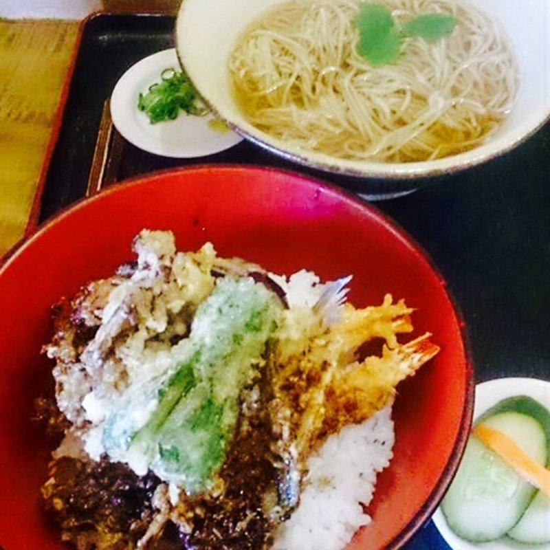 天丼セット＋そば(十得 （ジュットク）)