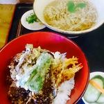 天丼セット＋そば(十得 （ジュットク）)