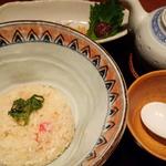 チャーハンdeスープ茶漬け(茶屋 草木万里野 上尾店)