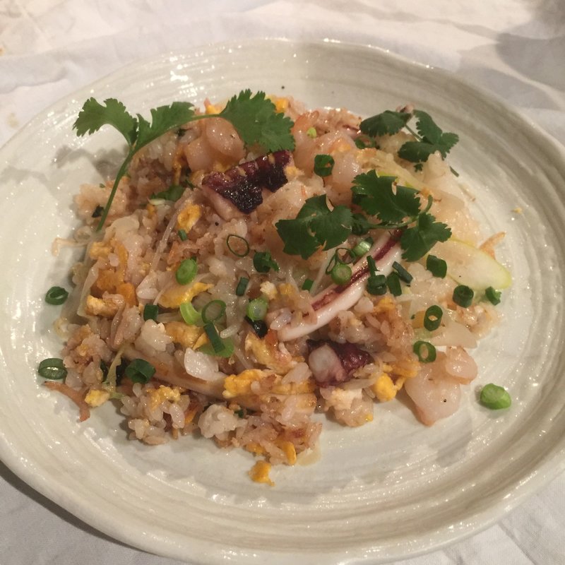 海鮮炒めご飯(山遊木)